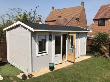 Home Garden studio fully painted